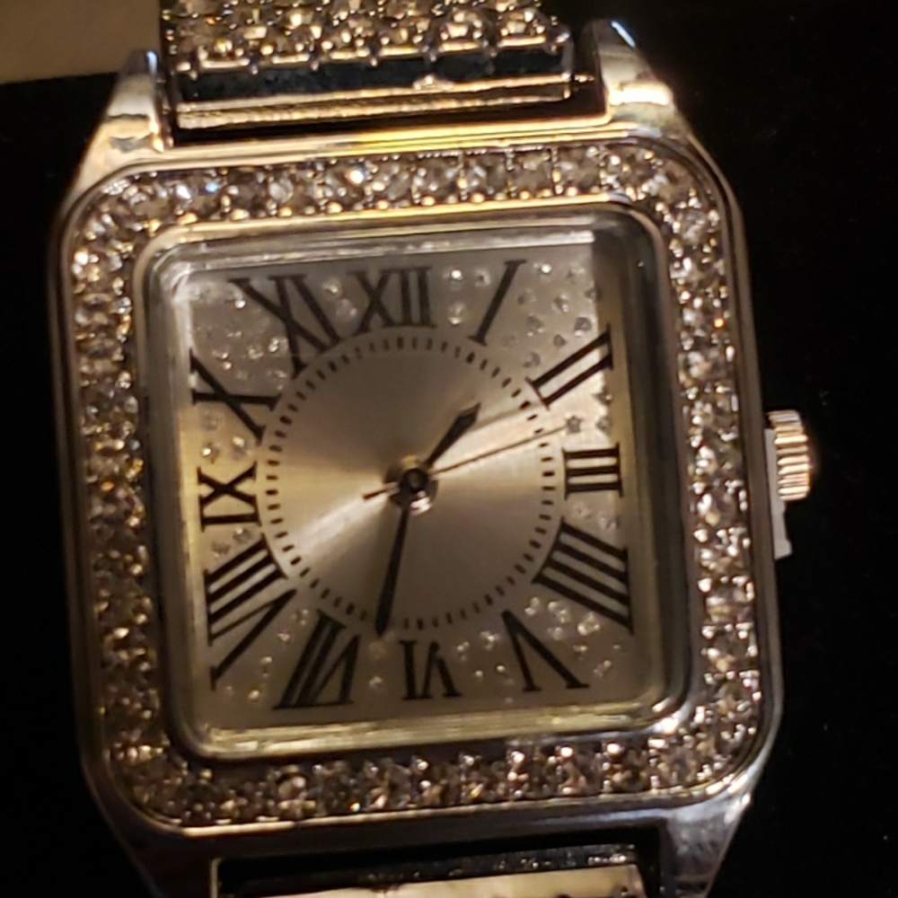Silver Rhinestone Watch - Picture 2 of 5